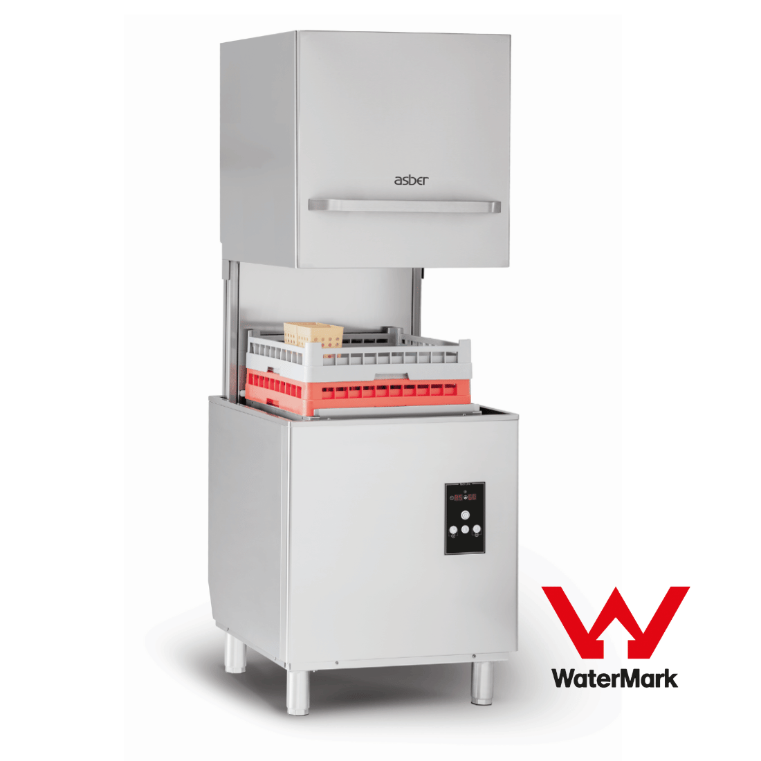 Asber Tech Line Pass-through Hood Type Dishwasher – GE-H500DD