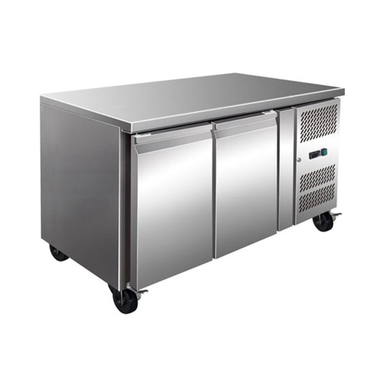 GN2100BT F.E.D TROPICALISED 2 Door Gastronorm Bench Freezer