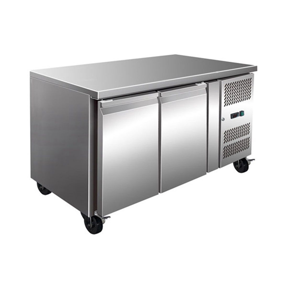 GN2100TN F.E.D TROPICALISED 2 Door Gastronorm Bench Fridge
