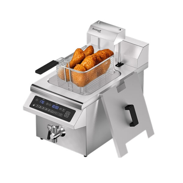 Benchstar Single Tank Auto Lifting Induction Fryer - IF3500S-AL - Image 4