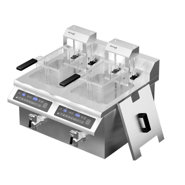 Benchstar Double Tanks Auto Lifting Induction Fryer - IF7000D-AL - Image 7
