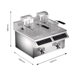 Benchstar Double Tanks Auto Lifting Induction Fryer – IF7000D-AL