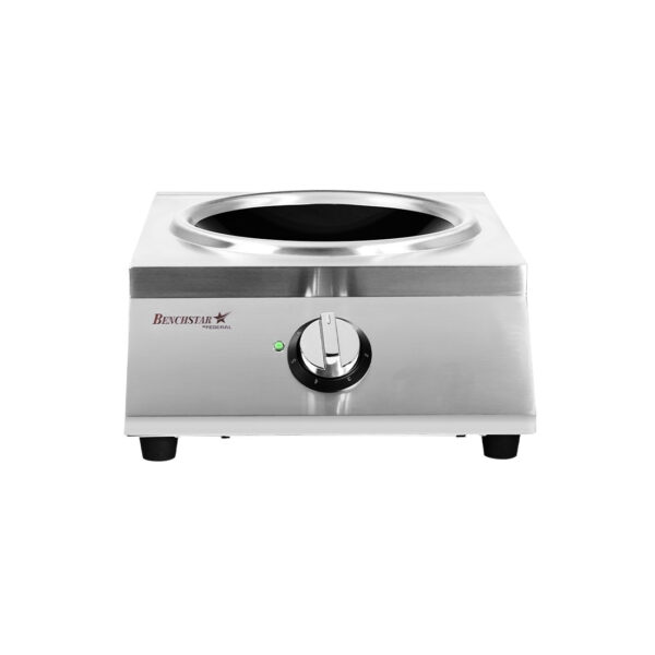 Benchstar Ceramic Induction Wok w/ Stainless Steel Body IW500 - Image 2