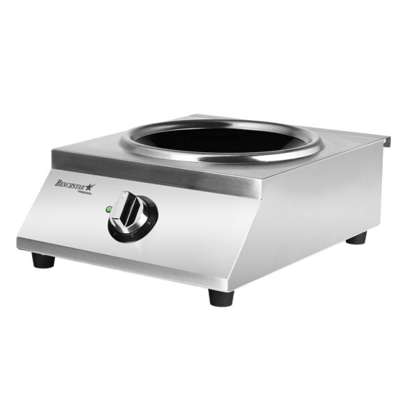 Benchstar Ceramic Induction Wok w/ Stainless Steel Body IW500 - Image 4