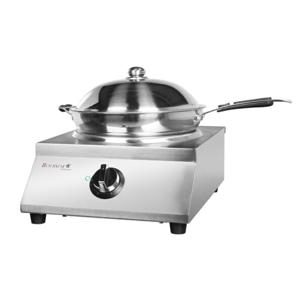 Benchstar Ceramic Induction Wok w/ Stainless Steel Body IW500 - Image 5