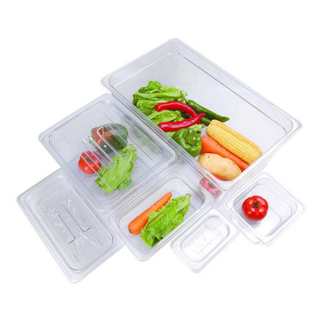 JW-P192 – Clear Poly 1/9 x 65 mm Gastronorm Pan