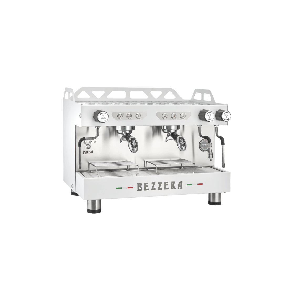 BEZZERA MODA DE 2 Group Espresso Machine White – MODADE2W