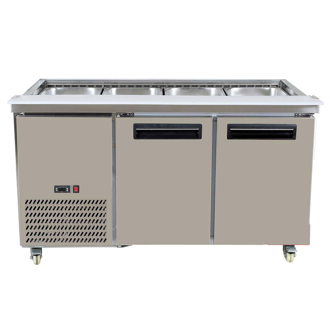 F.E.D PG150FA-B Bench Station Two Door – 4×1/1 GN Pans