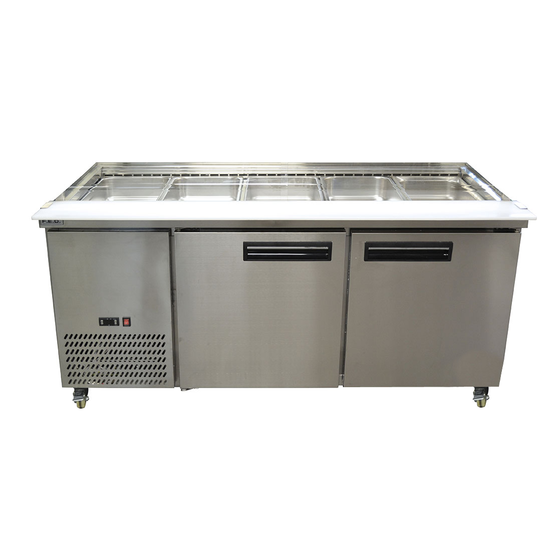 F.E.D PG180FA-B Bench Station Two Door – 5×1/1 GN Pans