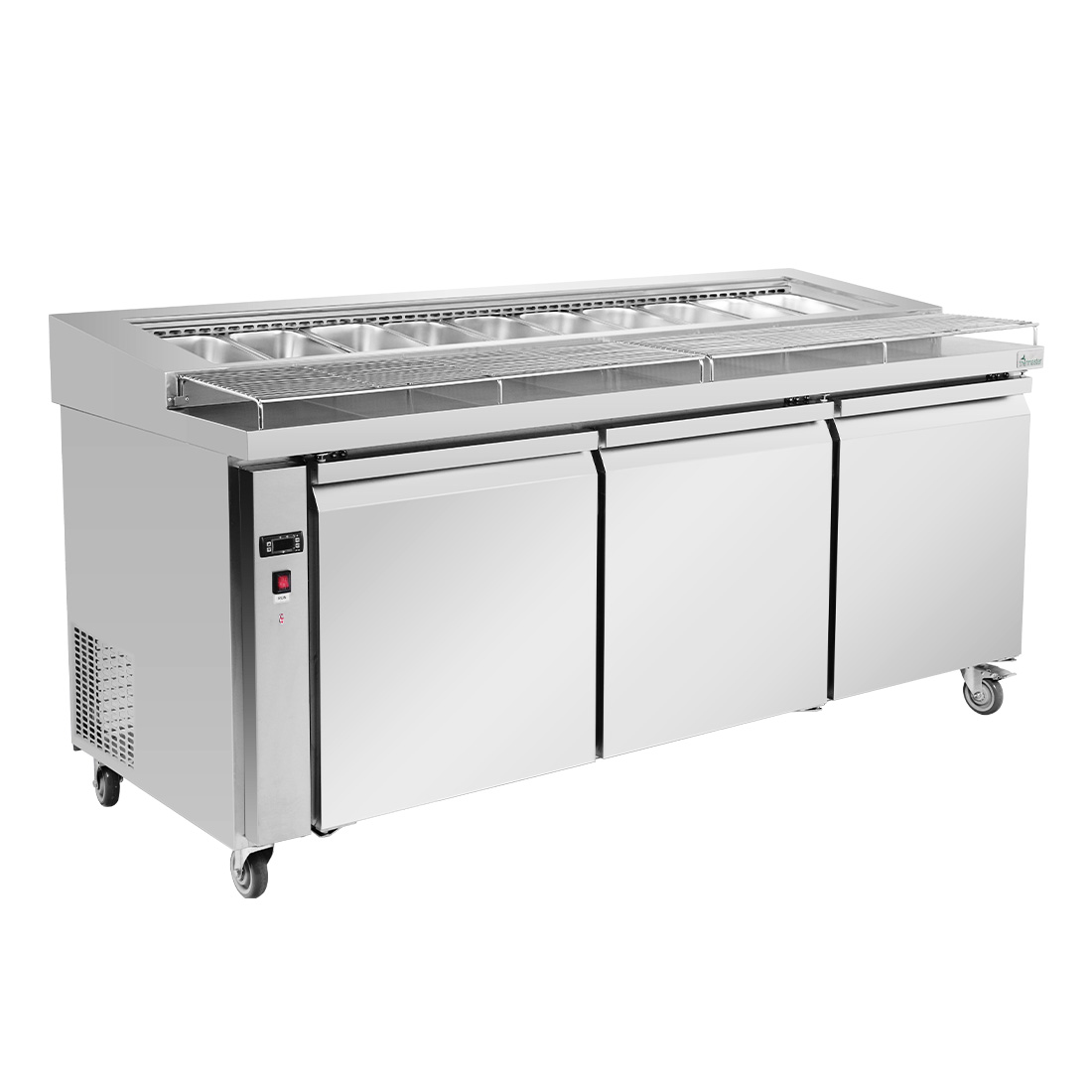 F.E.D PWB180 three door DELUXE Pizza Prep Bench