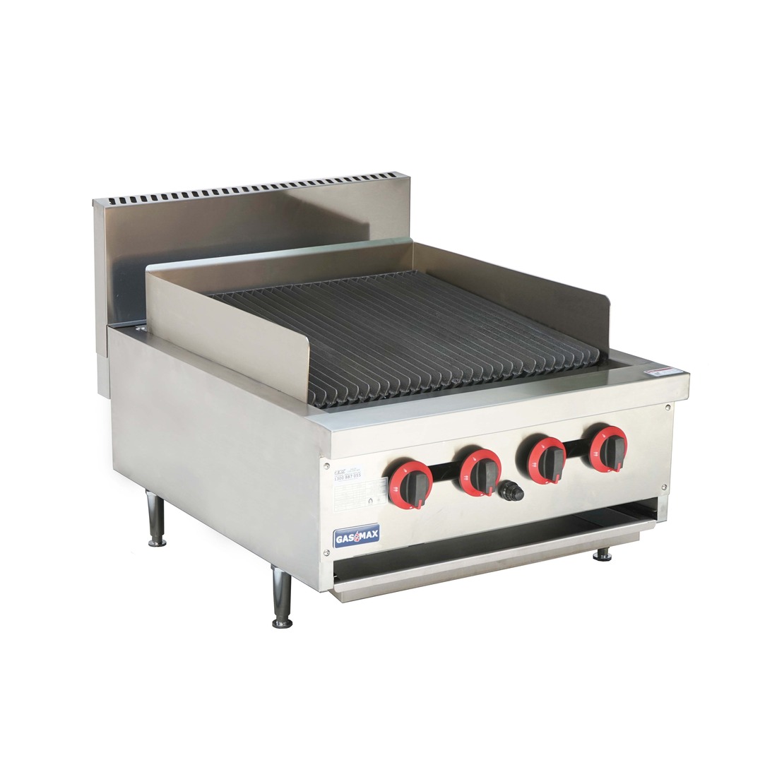QR-24E F.E.D GasMax Natural Gas 4 Burner Char Grill Top