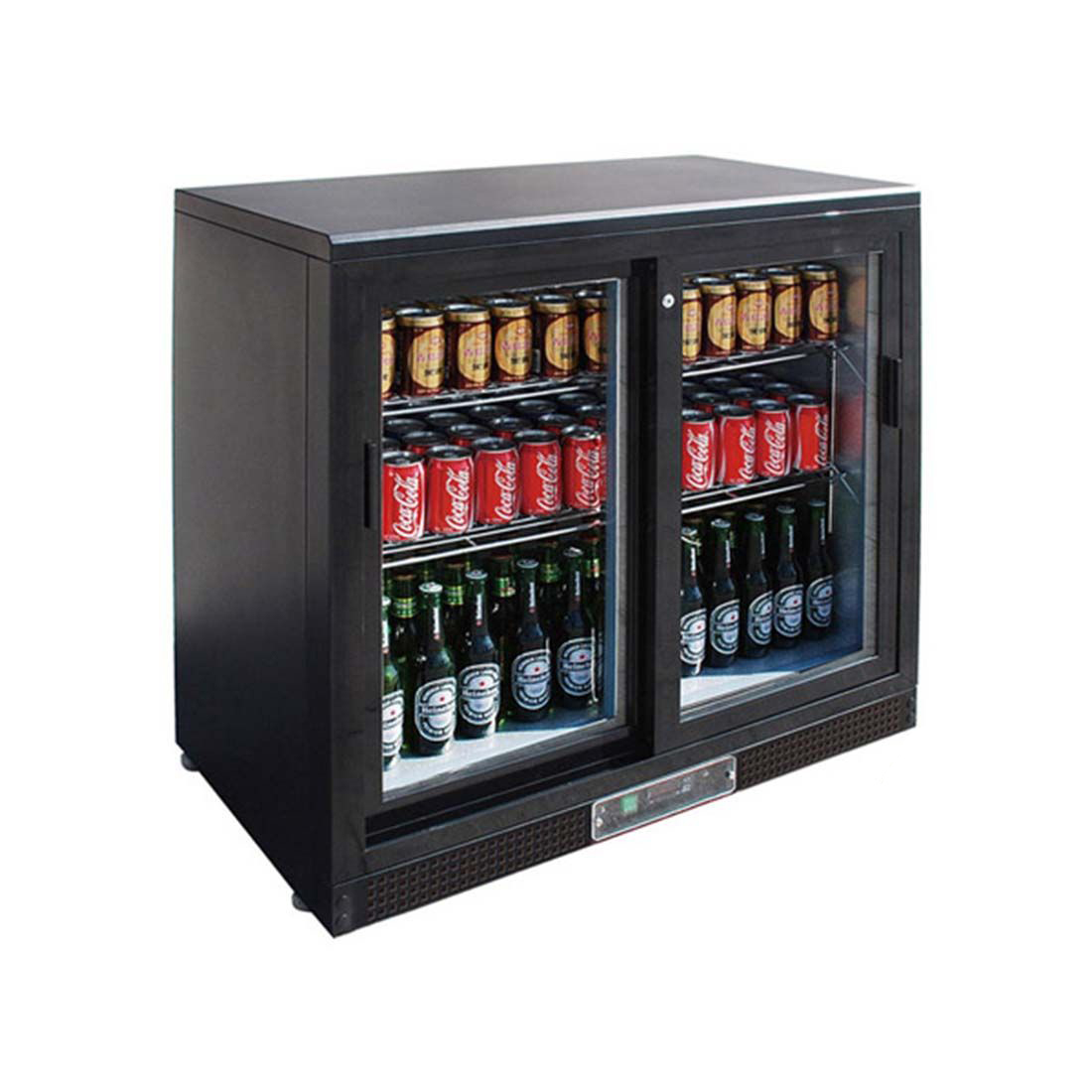 F.E.D SC248SD double sliding door Drink Cooler