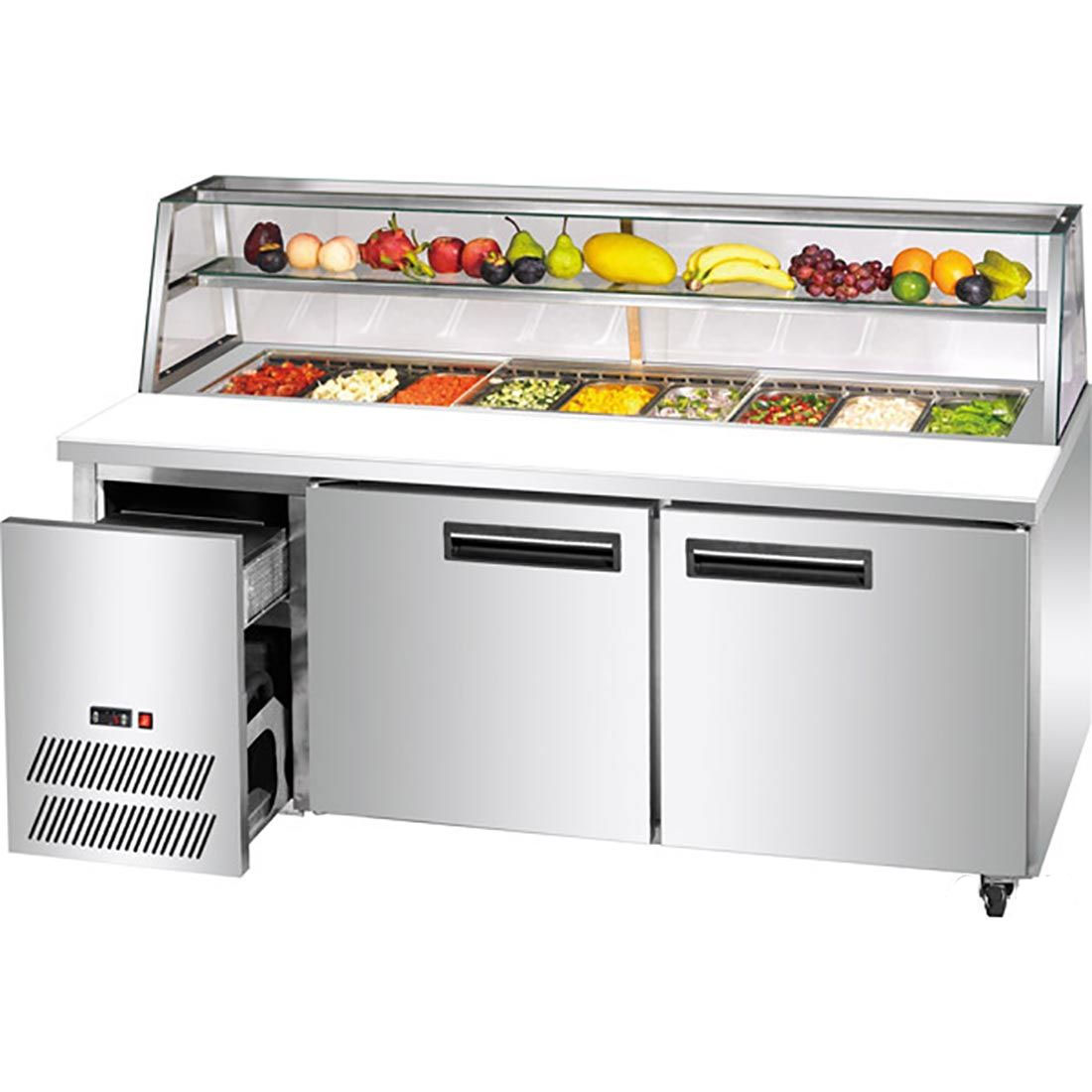 F.E.D SCB/15 two door Deluxe Sandwich Bar