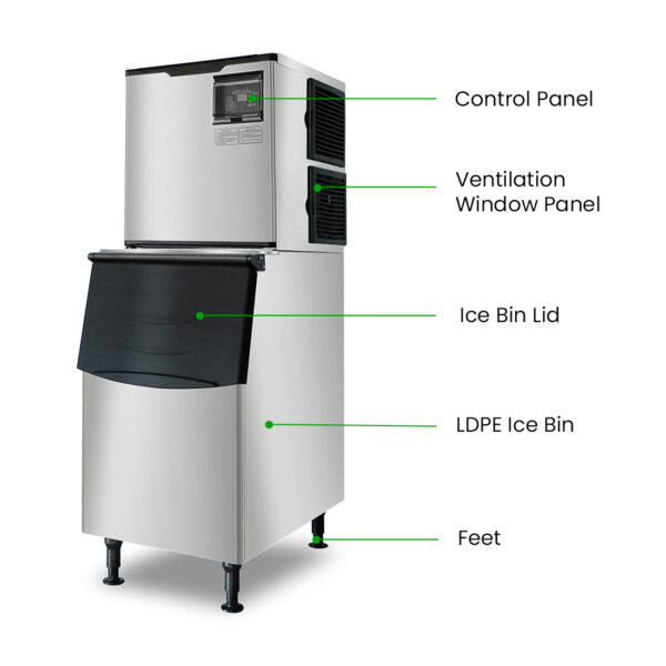 Blizzard Ice Maker Air-Cooled - SN-700P - Image 2