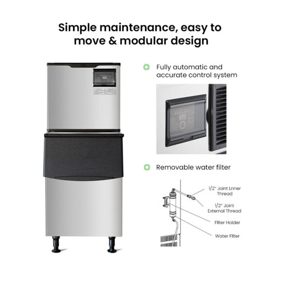Blizzard Ice Maker Air-Cooled - SN-700P - Image 5