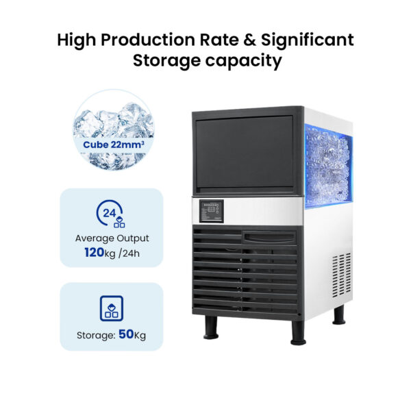 Blizzard Under Bench Ice Maker - Air Cooled - SN-120P - Image 3