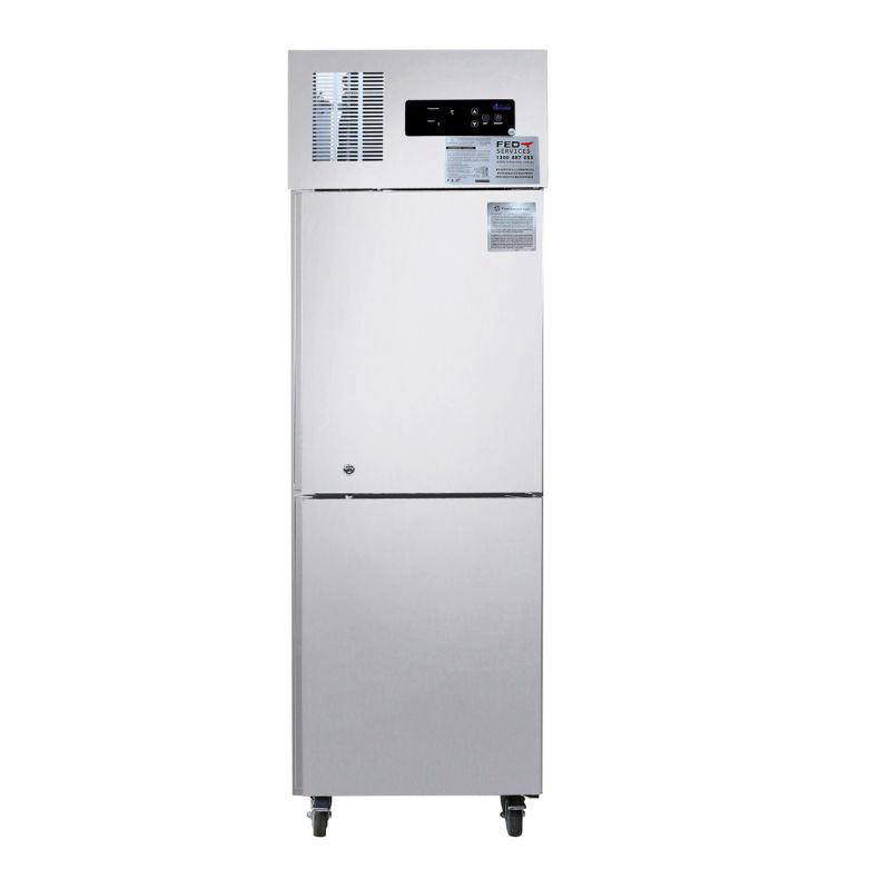 SUF500 F.E.D TROPICAL Thermaster 2 x Half door SS Freezer