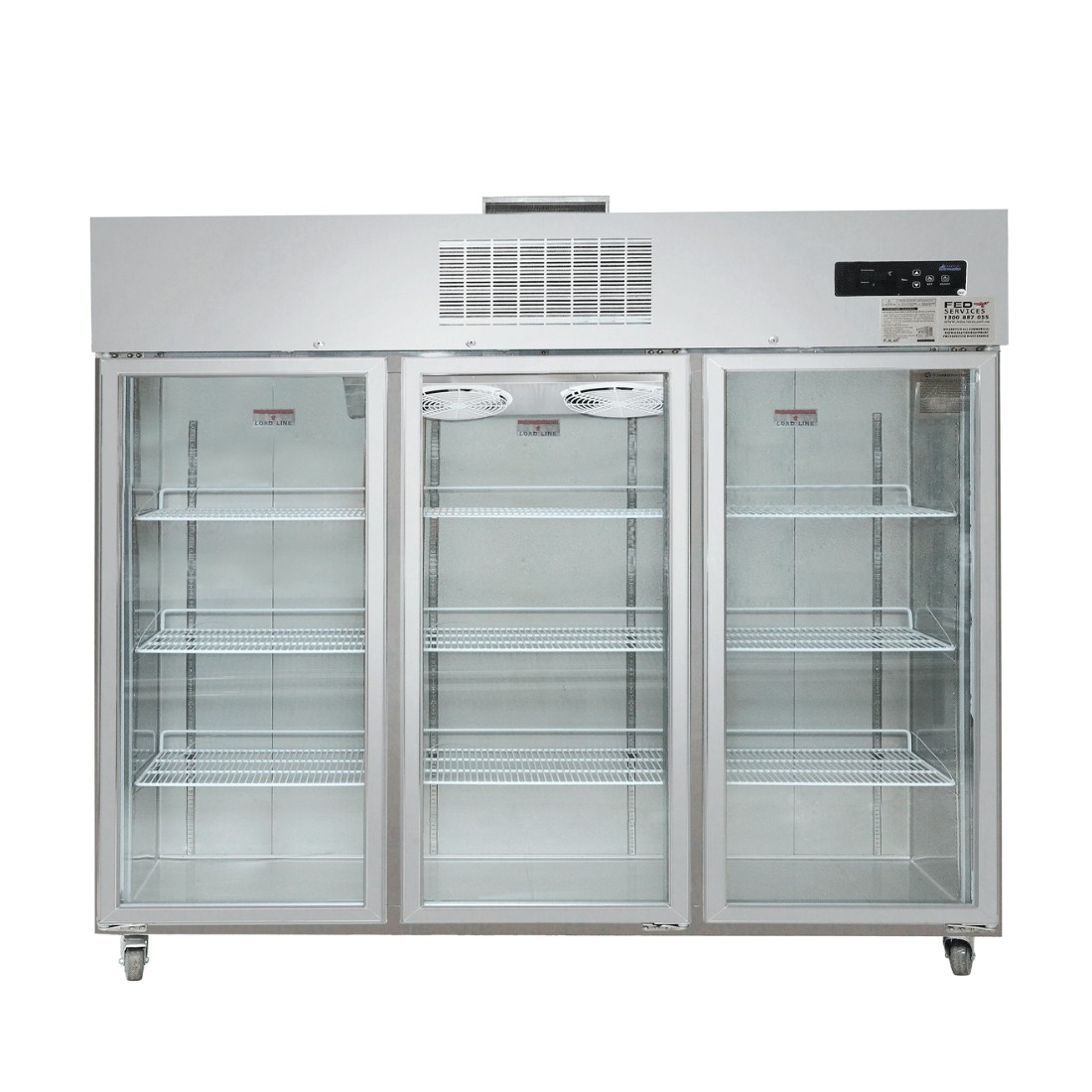 SUFG1500 F.E.D Three Door Upright Display Freezer