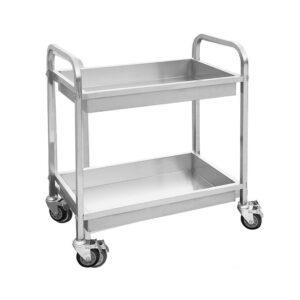YC-102D – Stainless Steel trolley with 2 shelves