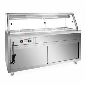 Thermaster Wet and Dry Bain Marie Display 5×1/1 GN Pans – PG180FE-XG