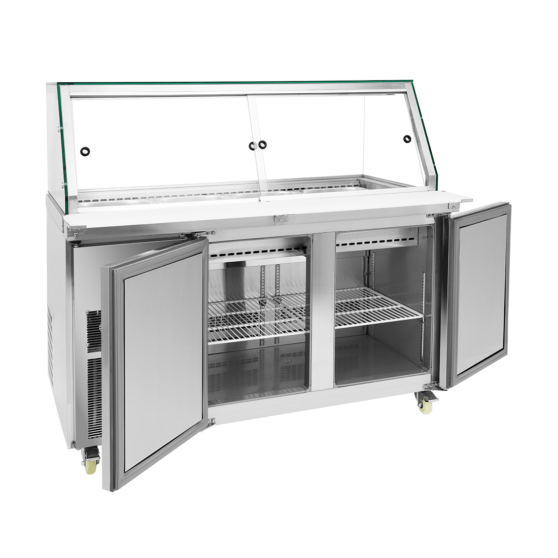 Thermaster Cold Salad & Noodle Bar 4x1/1 GN Pans PG150FA-XG - Image 3