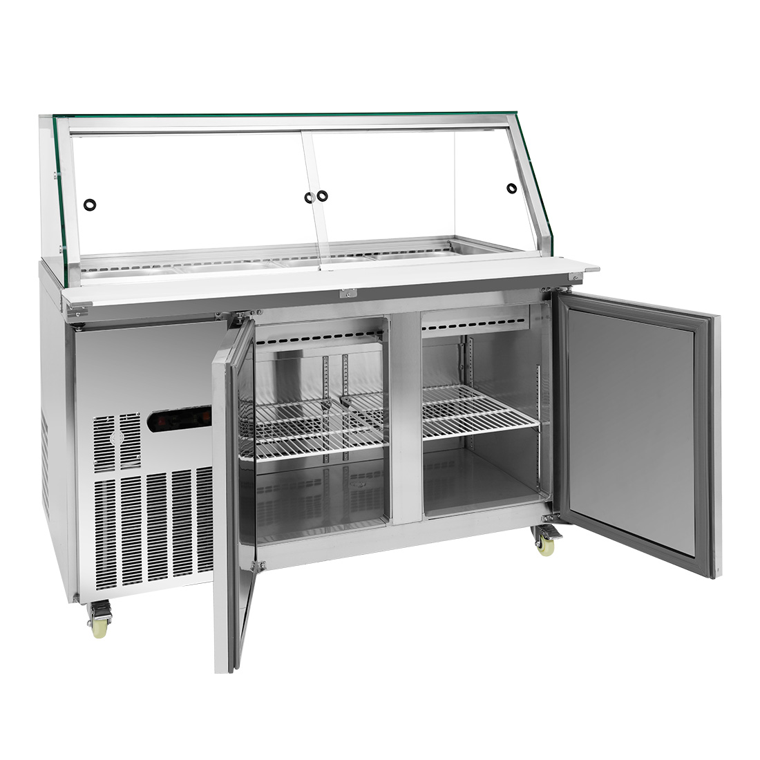 Thermaster Cold Salad & Noodle Bar 4x1/1 GN Pans PG150FA-XG - Image 5