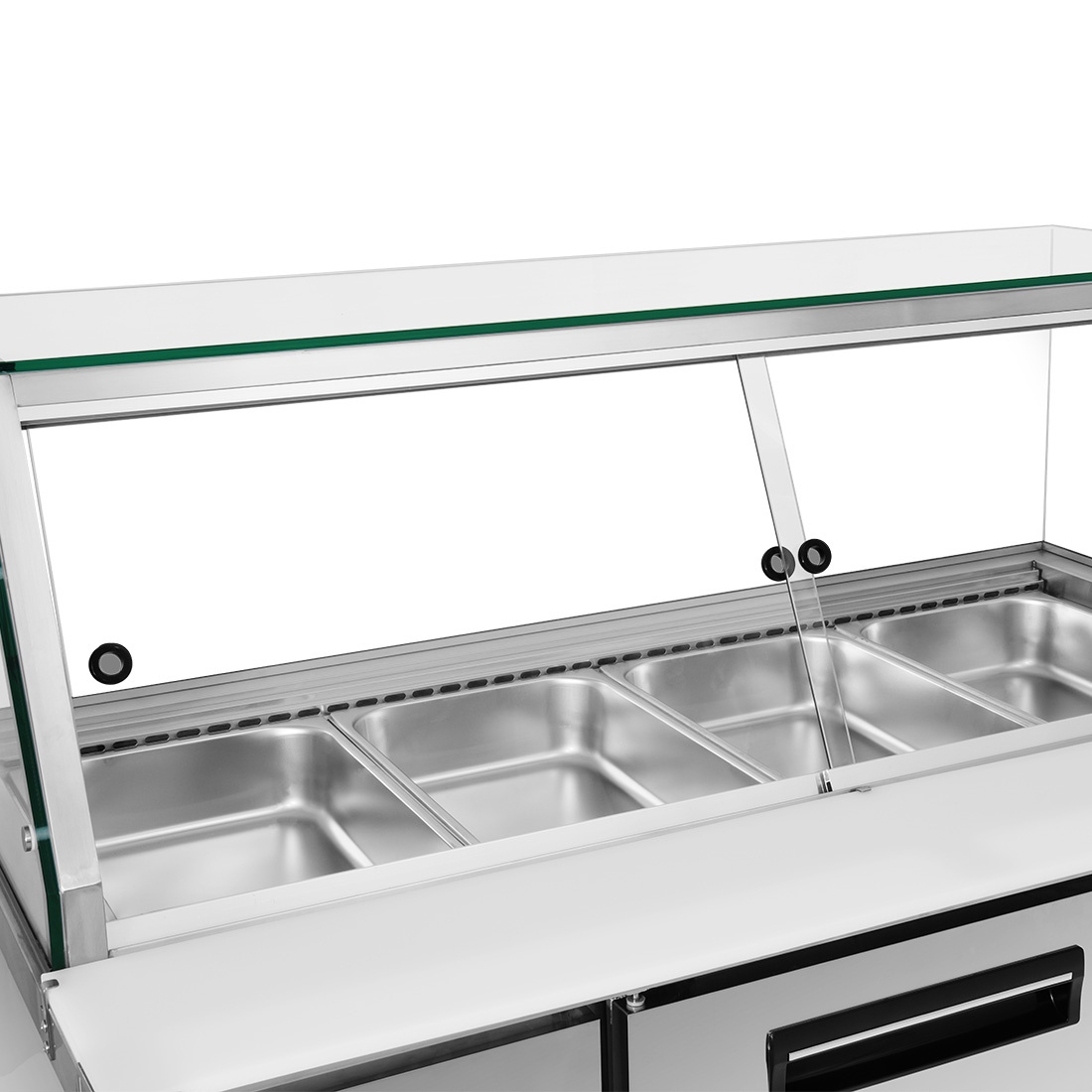Thermaster Cold Salad & Noodle Bar 4x1/1 GN Pans PG150FA-XG - Image 9