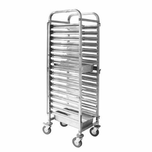 Modular System Baking tray trolley with 16 trays – 404091
