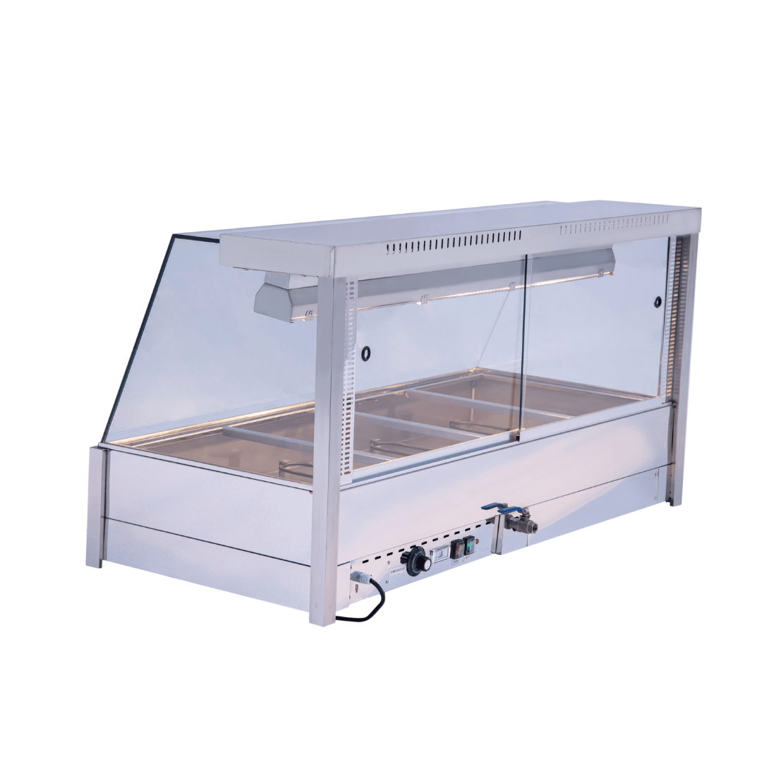Bonvue Angled Countertop Wet and Dry Bain Marie BM14TC - Image 4