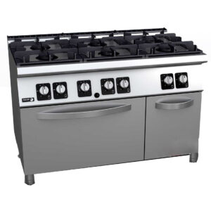 Fagor Kore 700 Series 6 Burner Gas Range with Gas Oven – C-G761H
