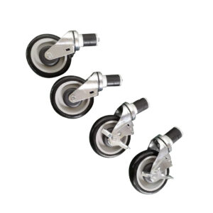 Modular System Castor Set for Economic Stainless Steel Benches – CASTOR-D41