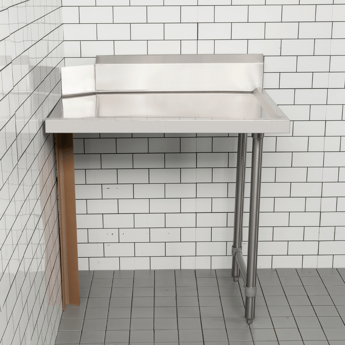 Modular System Clean Dish Table with Splashback CDT-1200L - Image 9