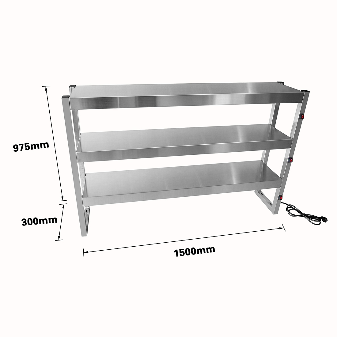 Benchstar Commercial Food Warmer with 12 Lamps ?????FW12L-153 - Image 2