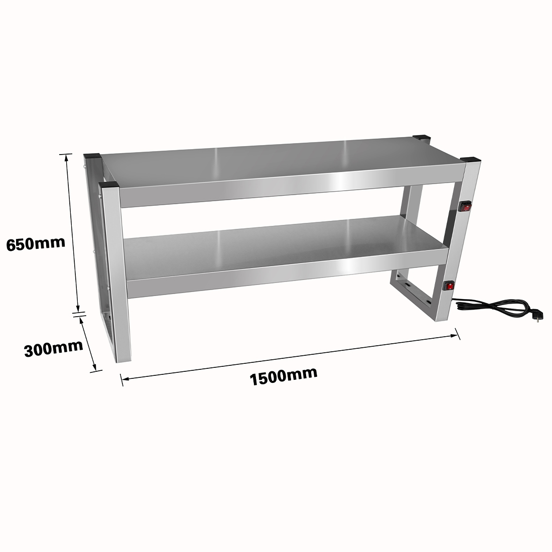 Benchstar Commercial Food Warmer with 8 Lamps ?????FW8L-152 - Image 2