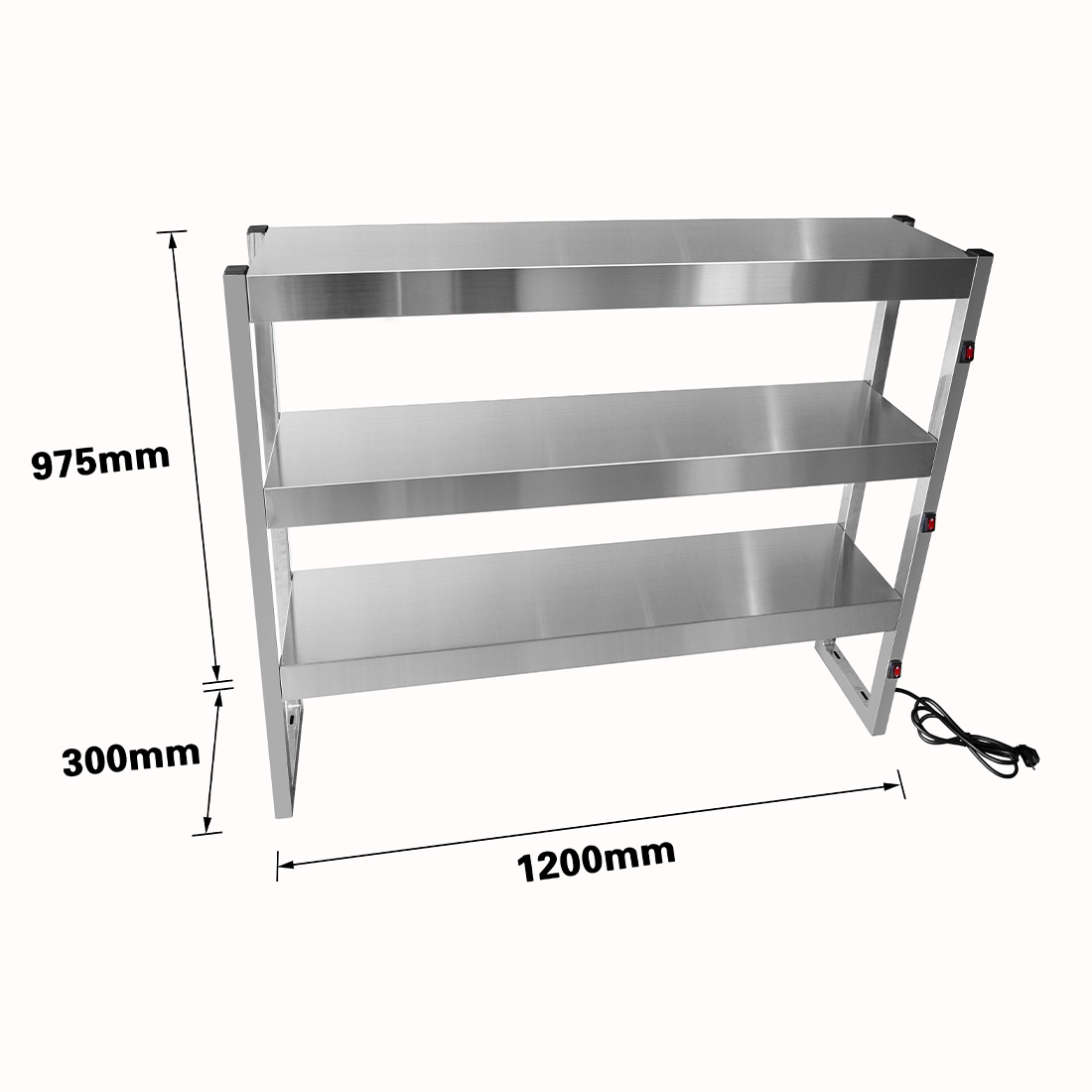 Benchstar Commercial Food Warmer with 9 Lamps ?????FW9L-123 - Image 2