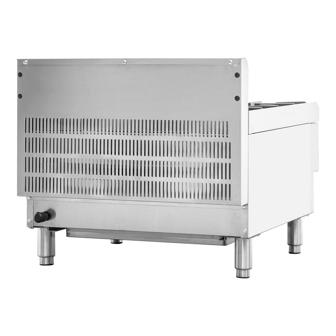 Gasmax Benchtop Natural Gas 4 Burner Cooktop w/ Splashback - JUS-TR-4B - Image 4