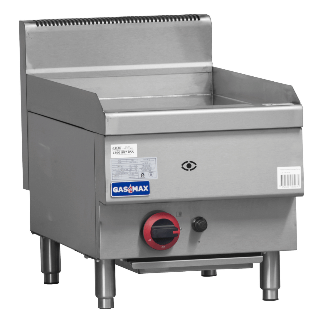 GASMAX Benchtop Single Burner Griddle - JUS-TRG40E - Image 3