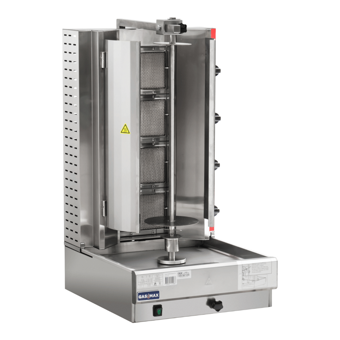 Gasmax Semi-automatic 4 Burner LPG Kebab Machine - KB-4LPG - Image 3
