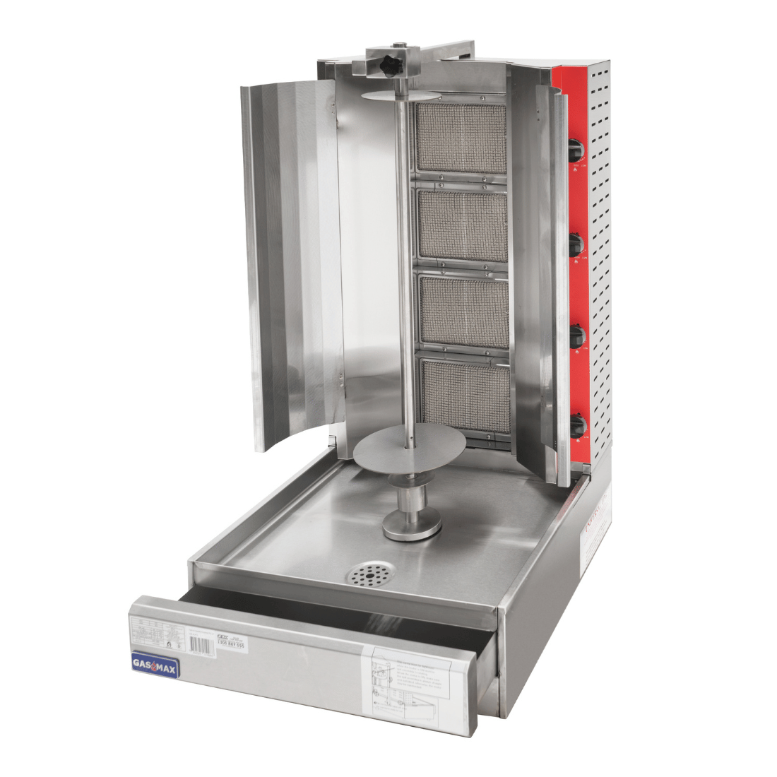 Gasmax Semi-automatic 4 Burner LPG Kebab Machine - KB-4LPG - Image 5