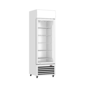 Thermaster Single Glass Door Colourbond Upright Drink Fridge White – LG-540P