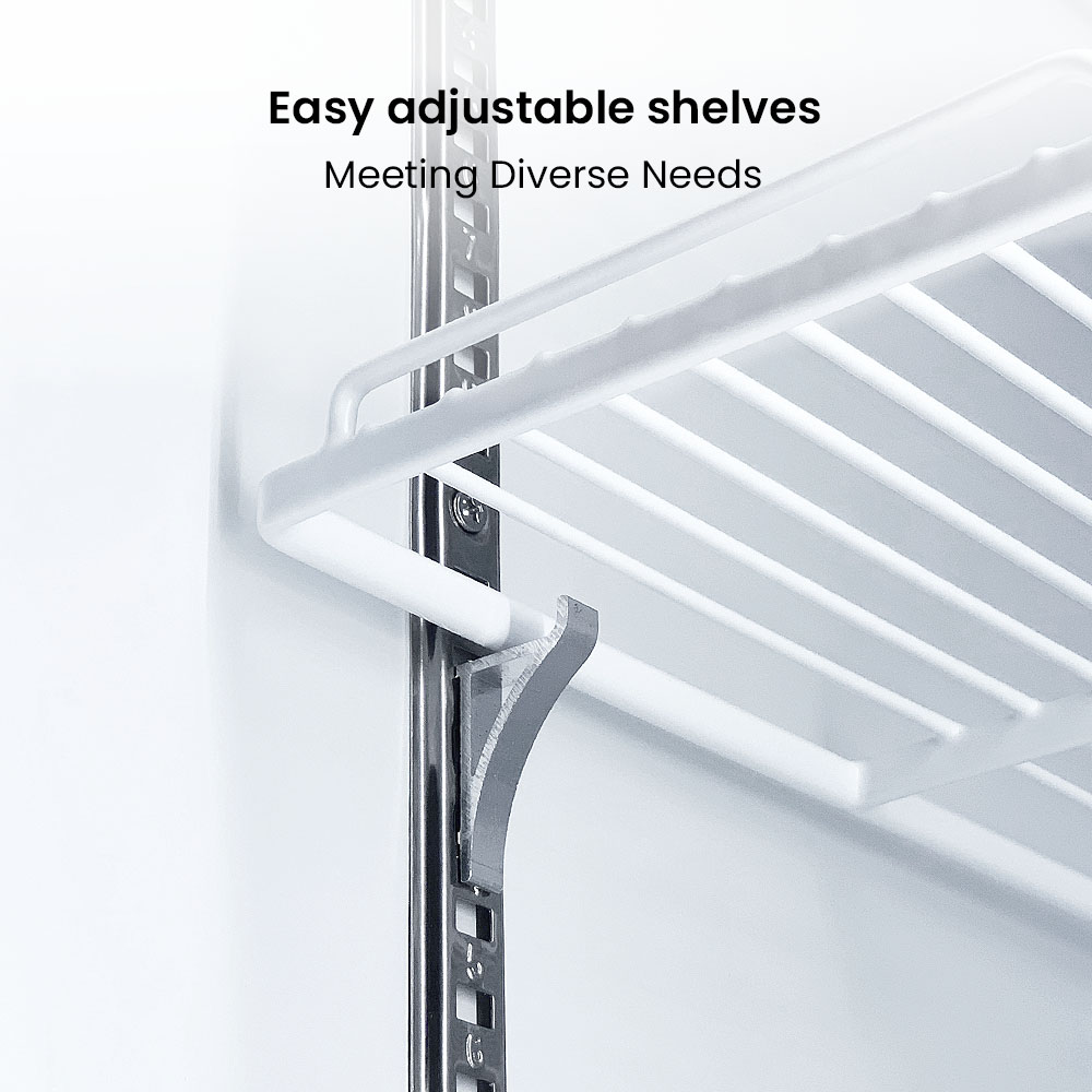 Thermaster Single Glass Door Colourbond Upright Drink Fridge White - LG-540P - Image 6