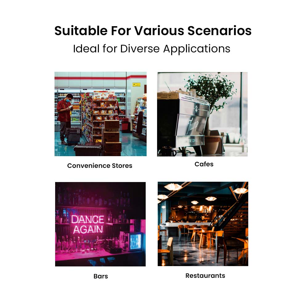 Thermaster Single Glass Door Colourbond Upright Drink Fridge White - LG-540P - Image 7