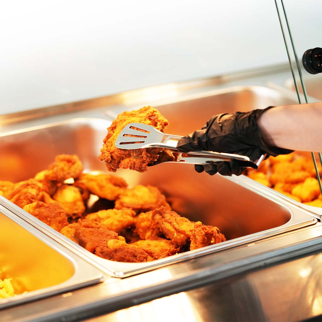 Thermaster Wet and Dry Bain Marie Display 4x1/1 GN Pans - PG150FE-XG - Image 3