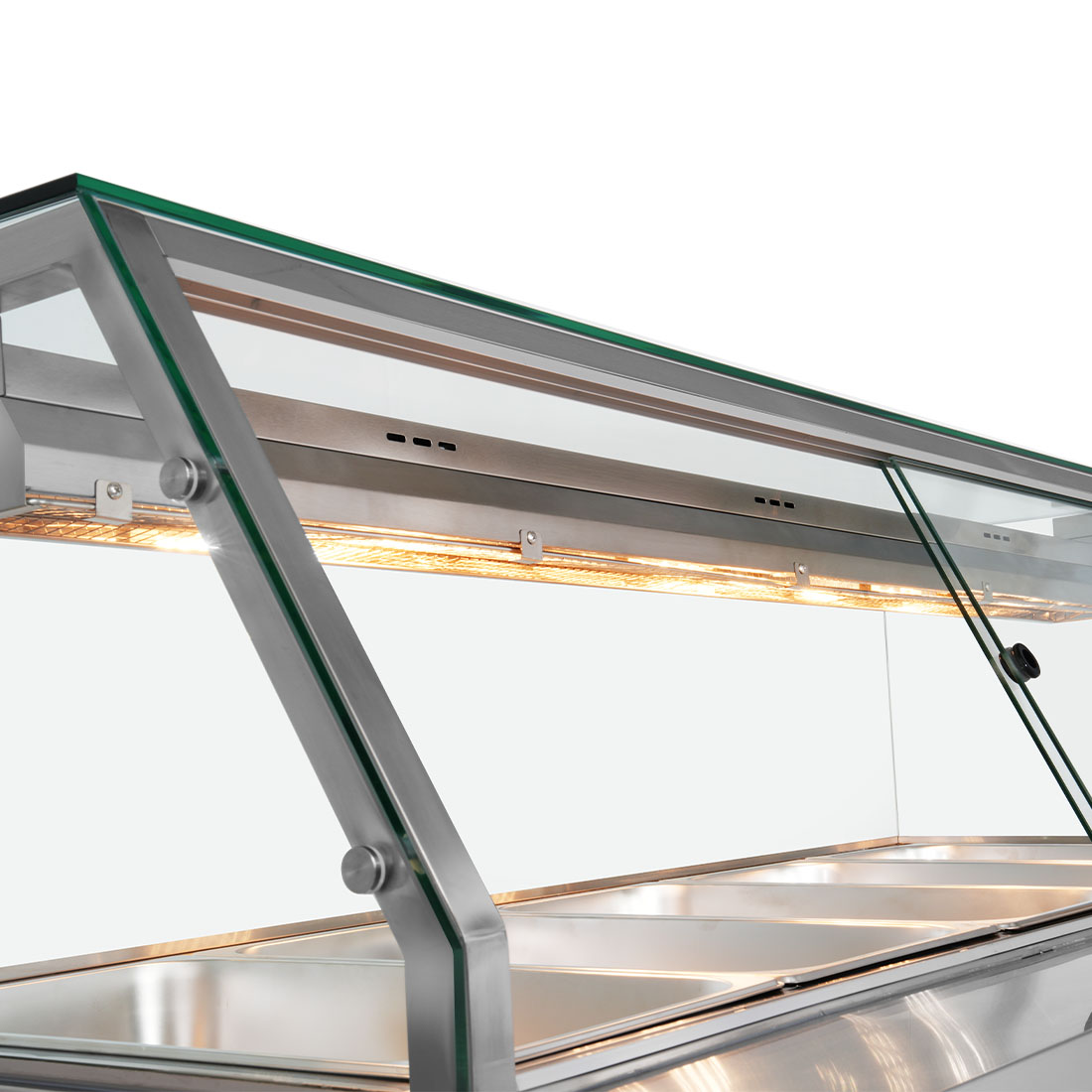 Thermaster Wet and Dry Bain Marie Display 4x1/1 GN Pans - PG150FE-XG - Image 8