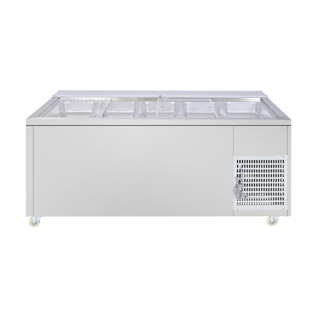 Thermaster Two Door Cold Bench Salad Station 5x1/1 GN Pans - PG180FA-XB - Image 3