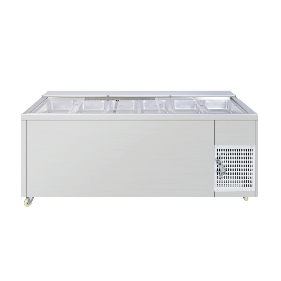Thermaster Three Door Cold Bench Salad Station 6x1/1 GN Pans PG210FA-XB - Image 3
