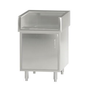 Modular System Single Door Stainless Steel Cabinet with Splash Guard – WCB8-0600