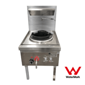 Gasmax Stainless Steel Waterless Nature Gas Single Wok Chimney Burner – WW-1NC