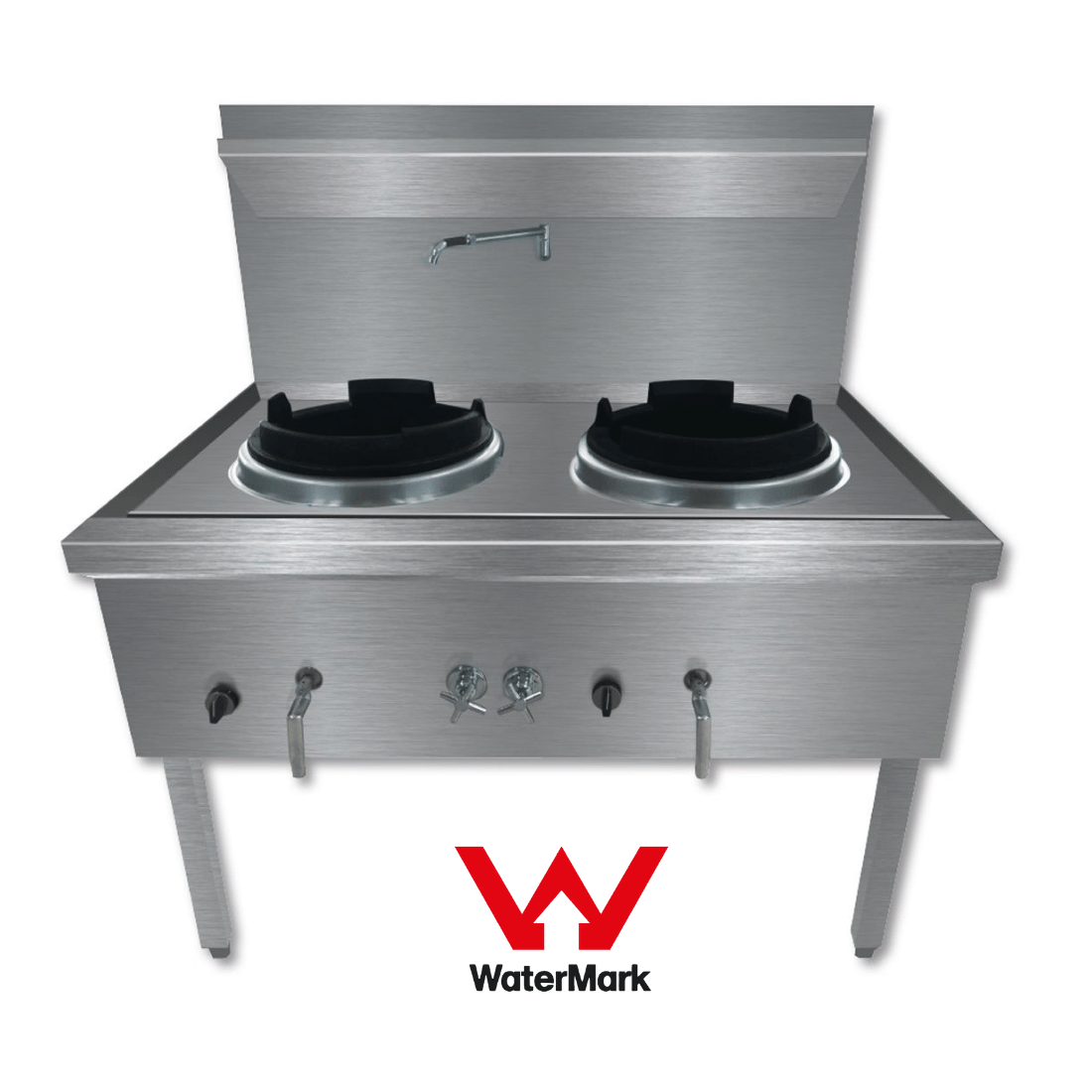 Gasmax Stainless Steel Waterless LPG Double Wok – WW-2L