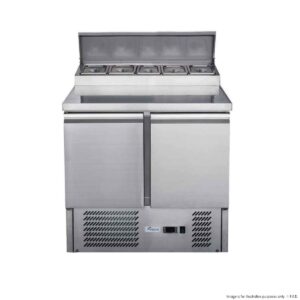 FED-X Two Door Salad Prep Fridge – XGNS900D